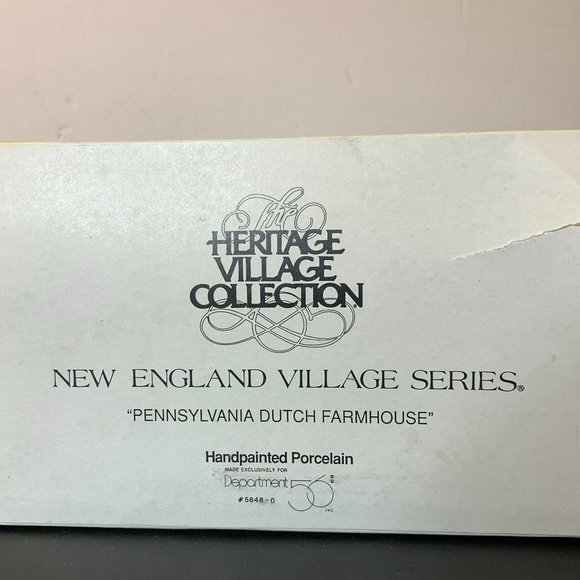 Dept 56 Pennsylvania Dutch Farmhouse New England Village Building - 1993 - Picture 12 of 12